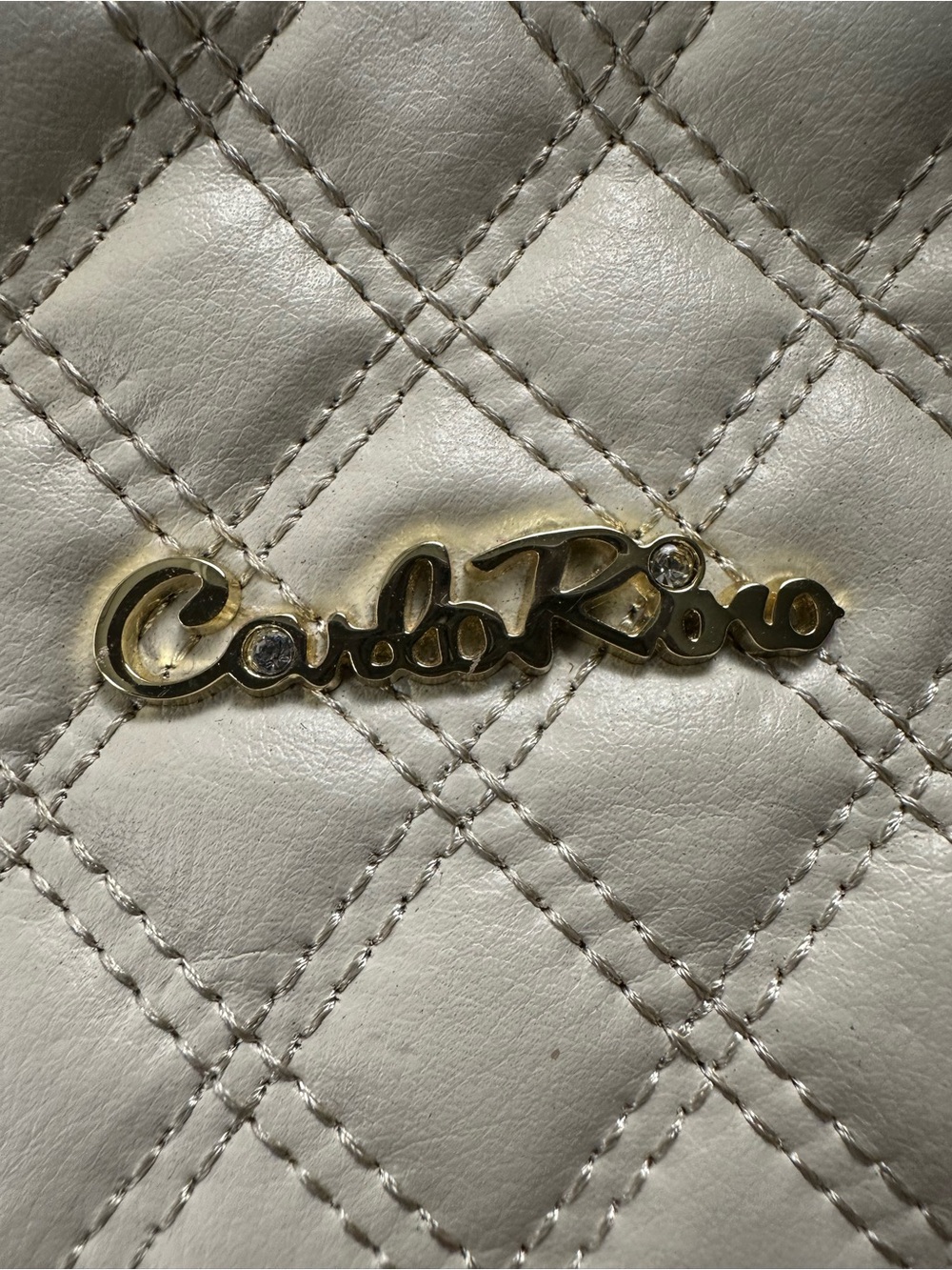 Carlo Rino Classic Collection Quilted Backpack 🤍 - Picture 3 of 15